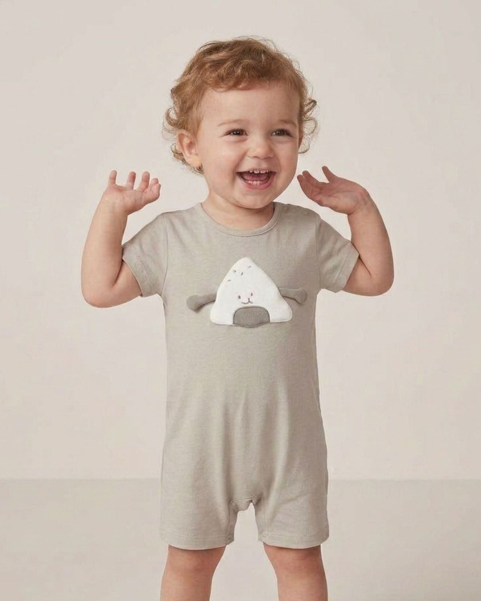 3D Onigiri Baby Romper