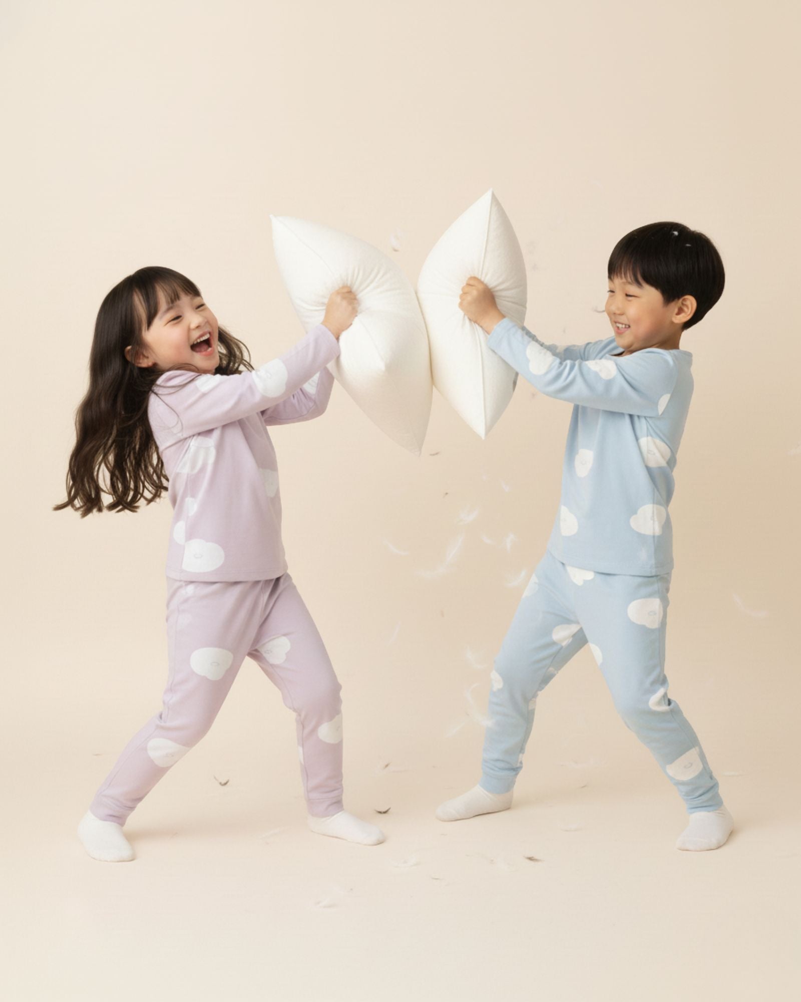 Autumn Cloud Pyjamas Set - Dusk Blue