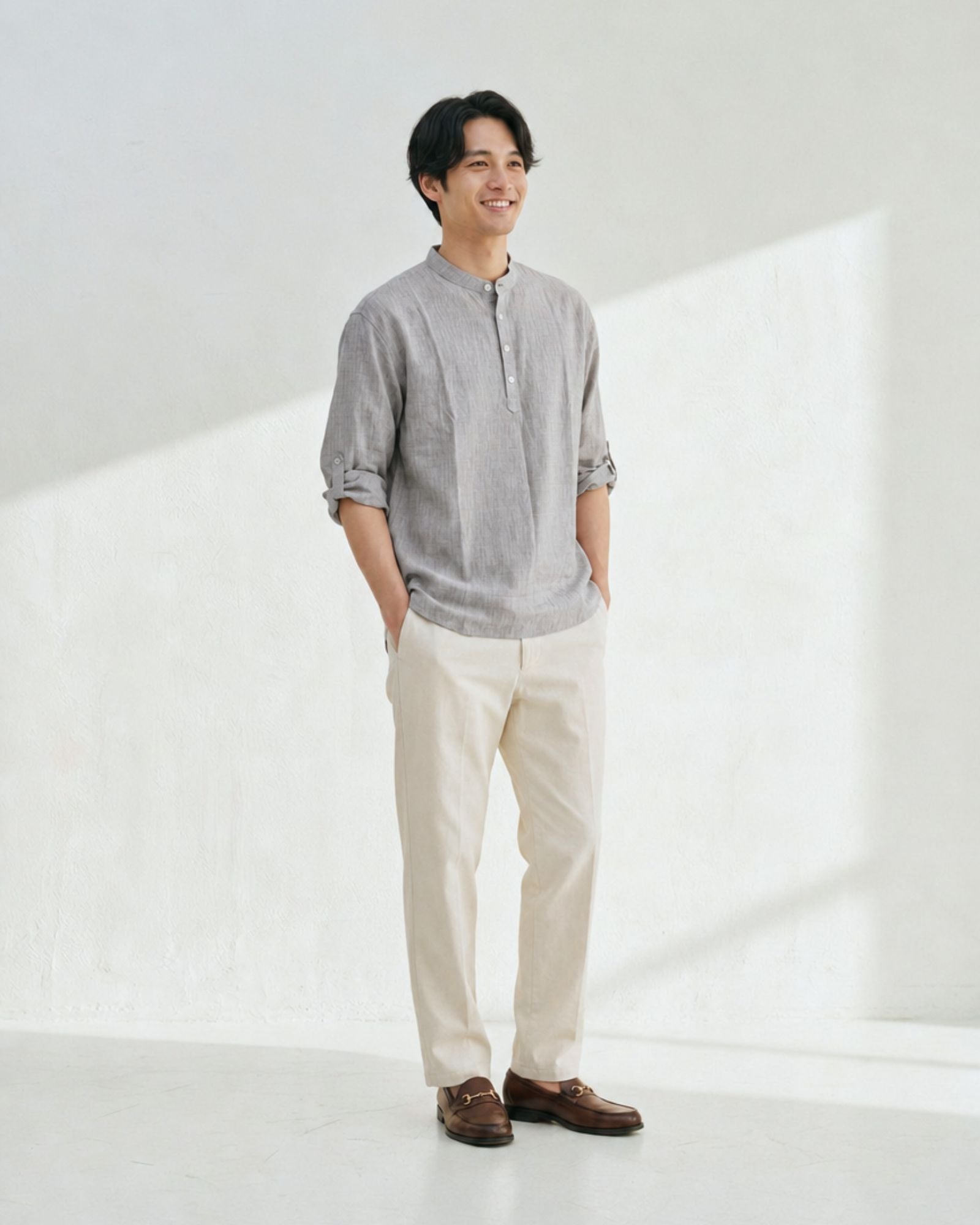 Pre-order: Breeze Collar Adults Shirt - Slate