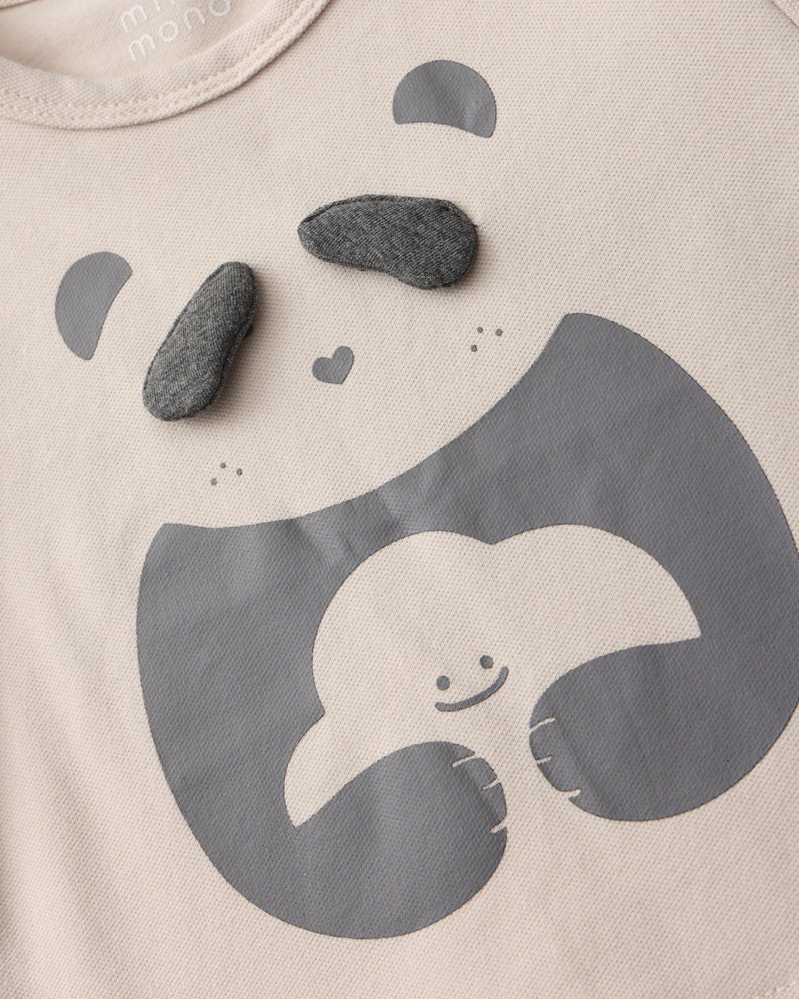 好奇熊貓短袖T恤