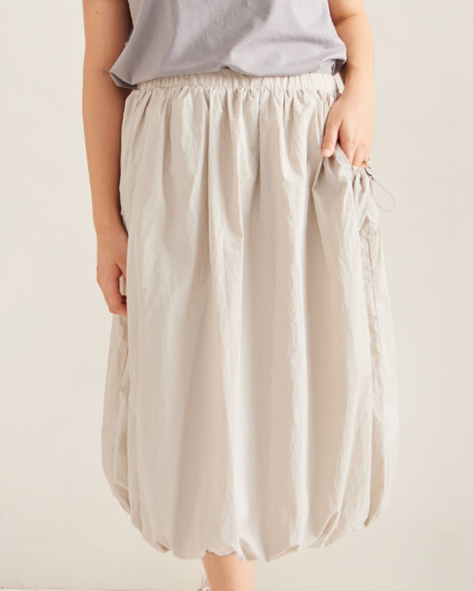 Mom's Sesame Bubble Nylon Skirt