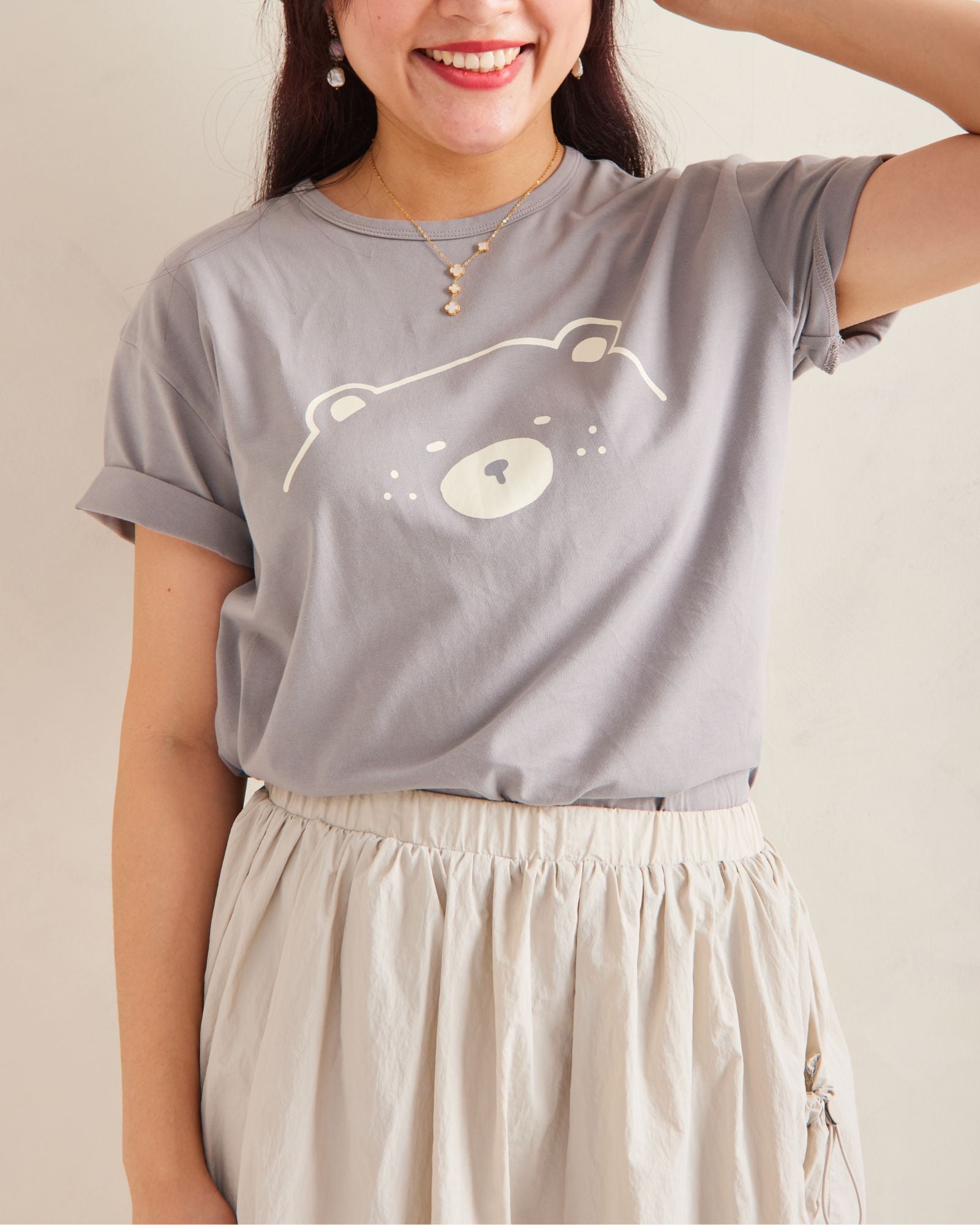 Mom's Sesame Bubble Nylon Skirt