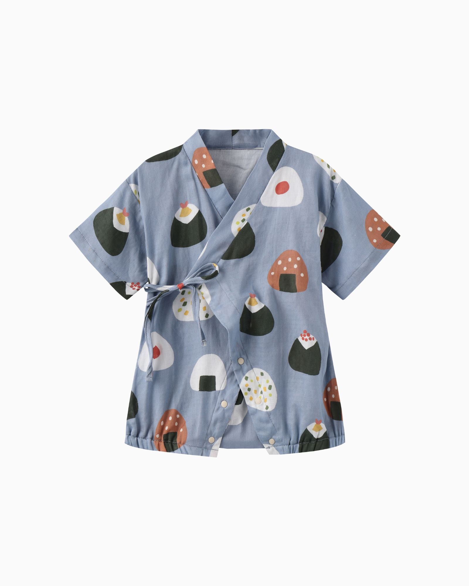 Back Order: Oishii Sushi Baby Kimono - Dusty Blue