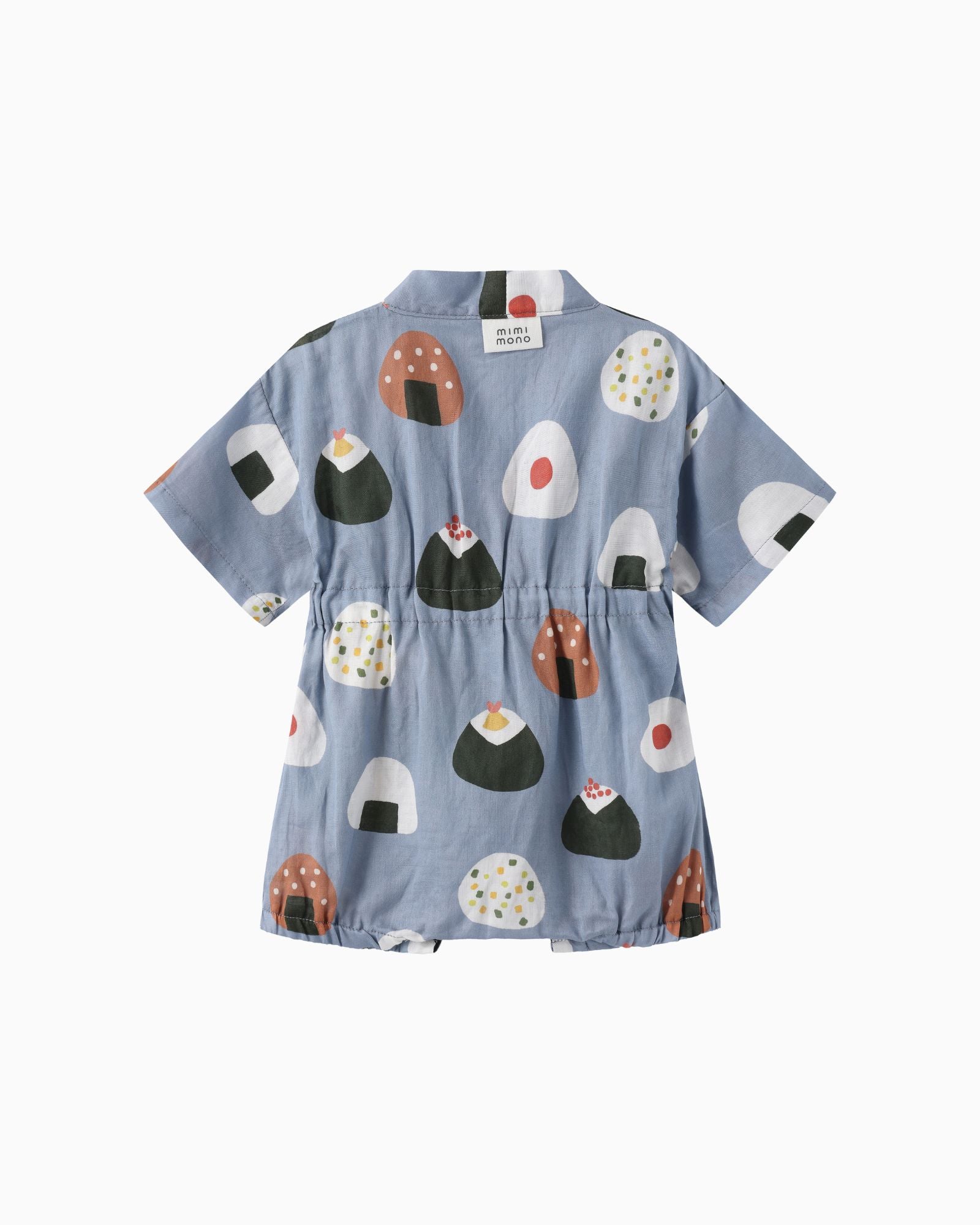 Oishii壽司嬰兒和服 – 灰藍色