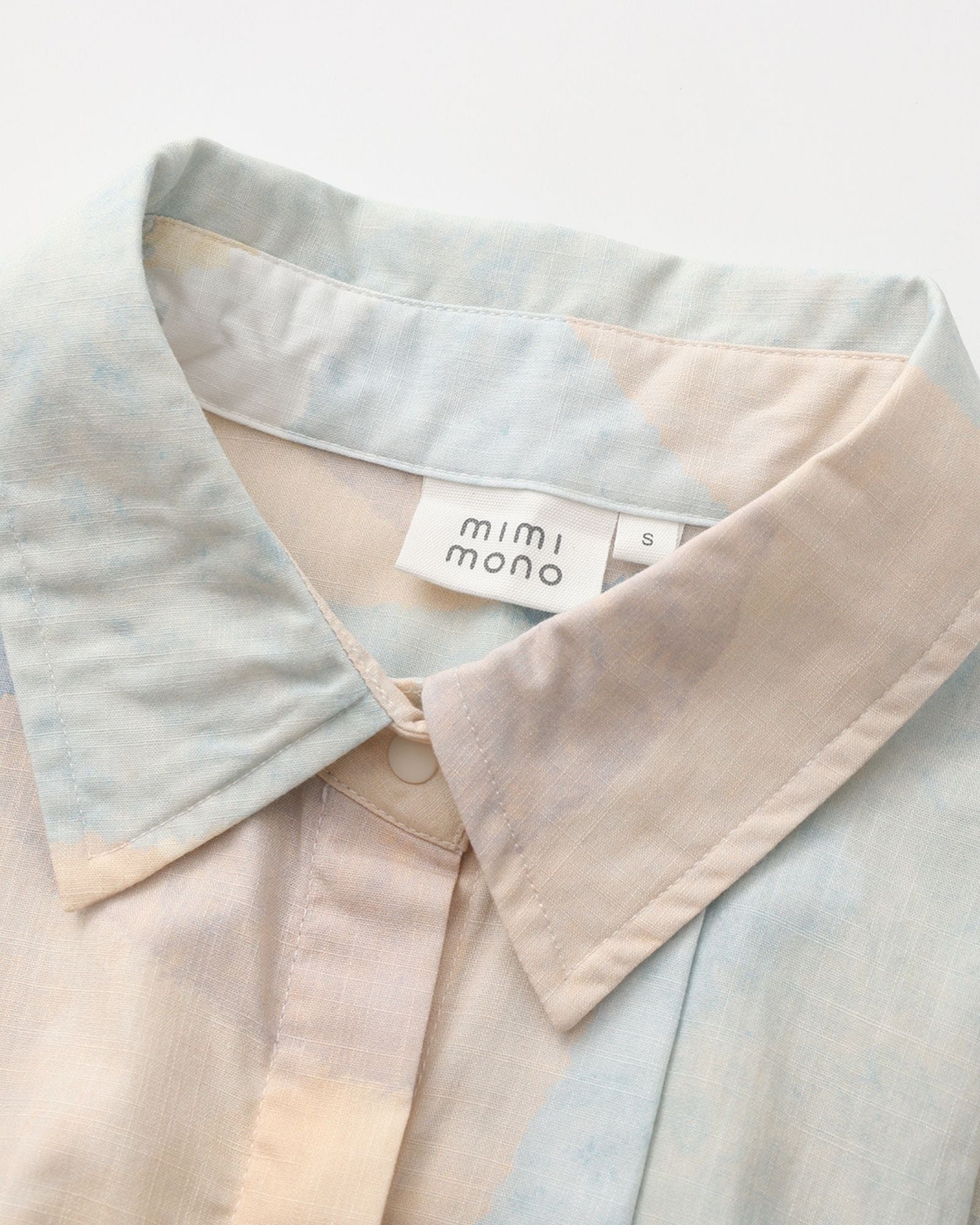 Sunlit Sparks Oversized Moms Collar Shirt