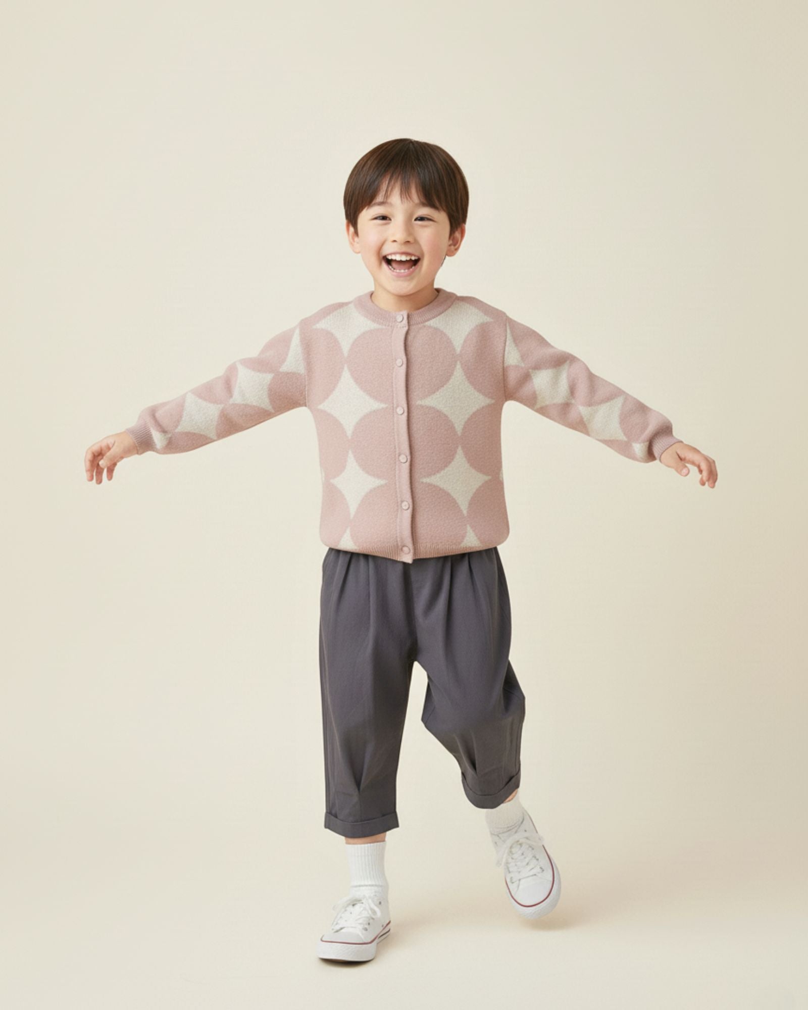 Pre-order: Twinkle Stars Knitted Cardigan (Kids & Adults)