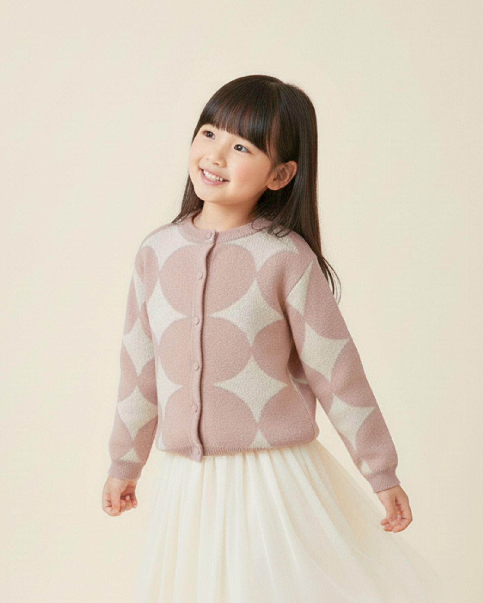 Pre-order: Twinkle Stars Knitted Cardigan (Kids & Adults)