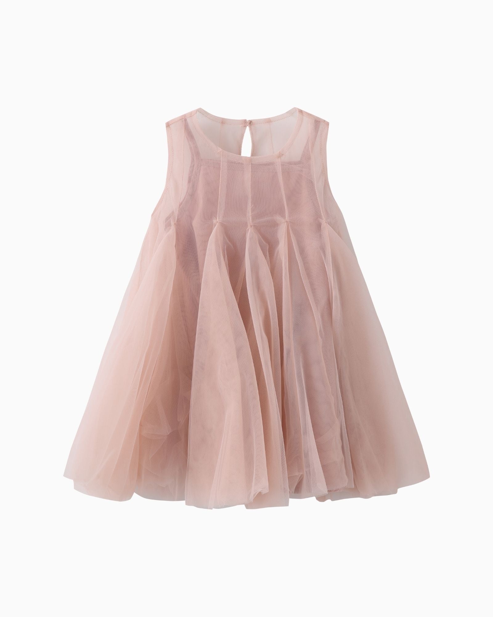 Whimsy 2-in-1 Tulle Girls Dress - Rose