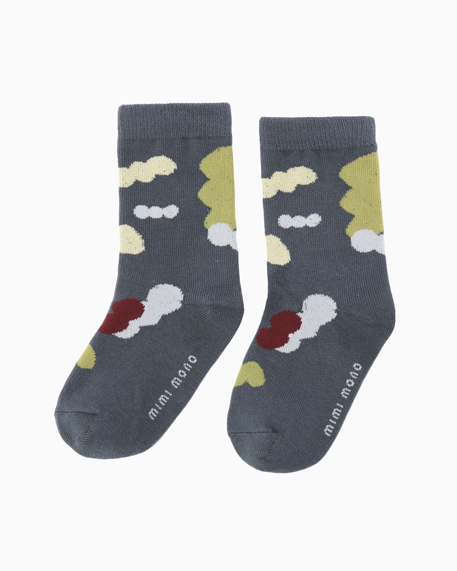 氣球印花襪子(深藍)