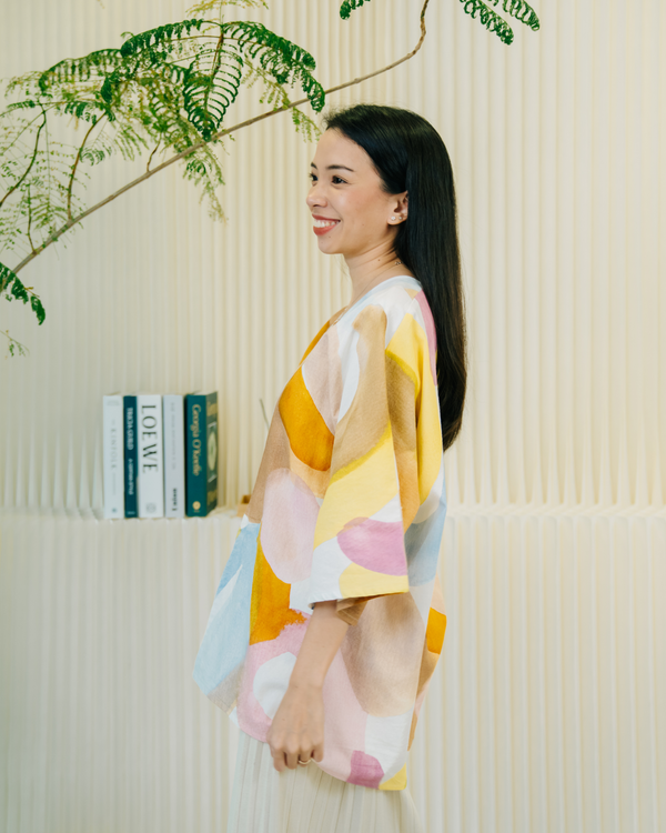 成人和服外套 - 風影低語  藝術印花系列
