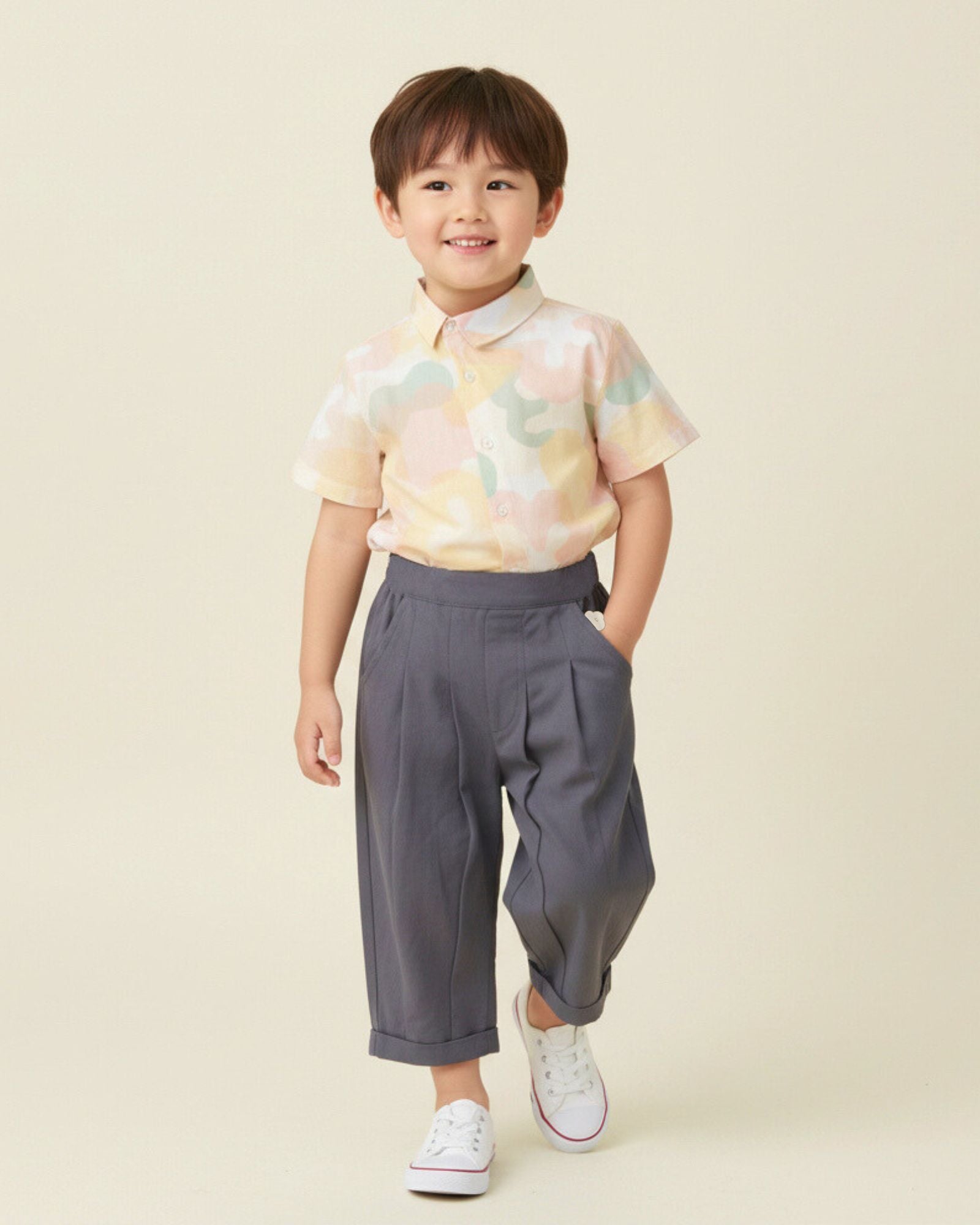 Online-exclusive: Blissful Blooms Asymmetrical Kids Shirt