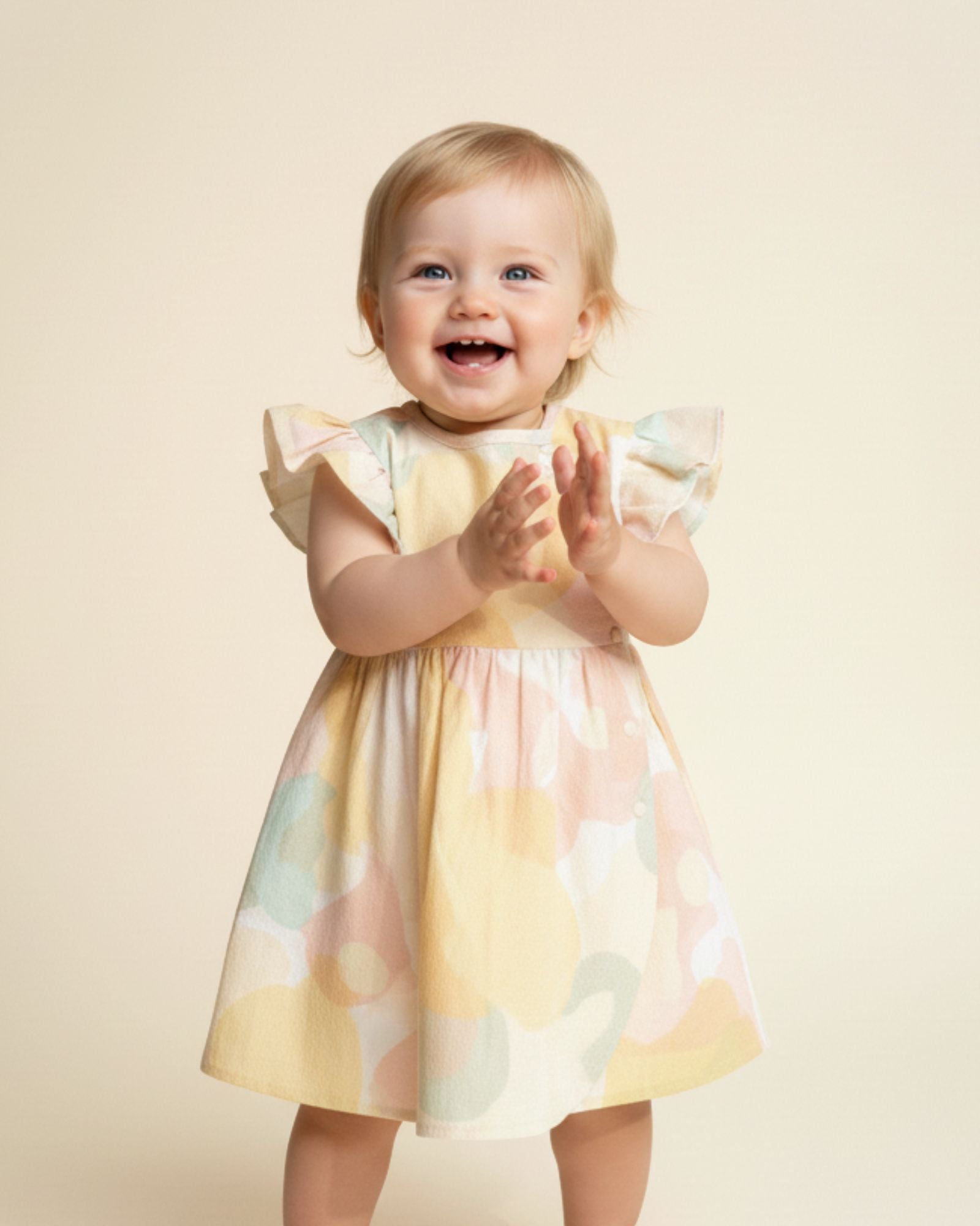 Online-exclusive: Blissful Blooms Flutter Baby Dress