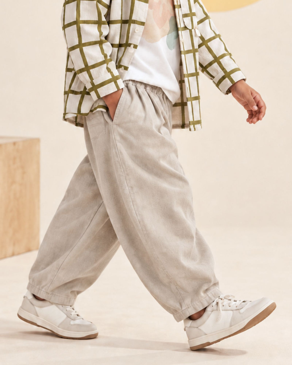 Brushed Barrel Kids Pants