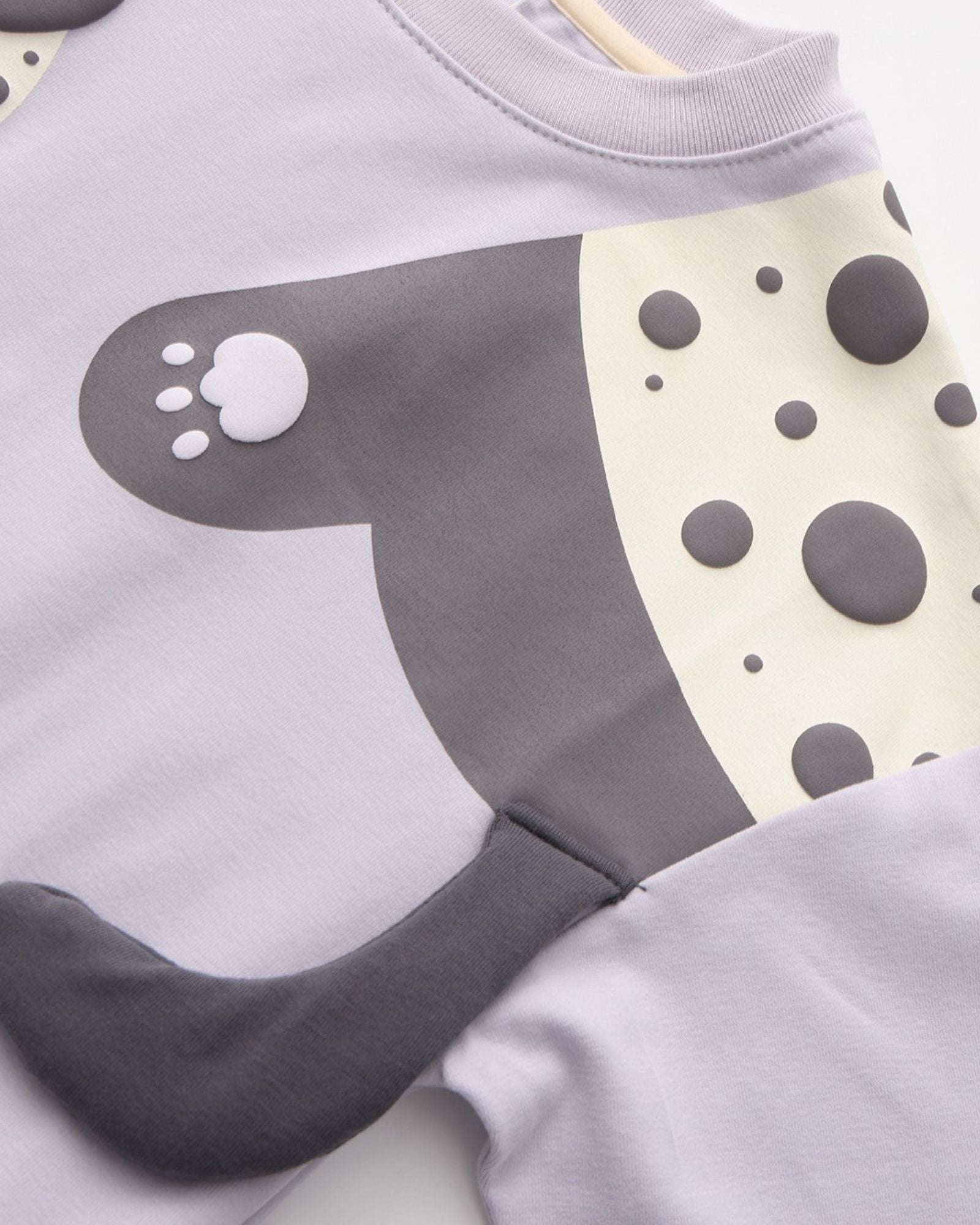 慵懶貓咪兒童短版衛衣