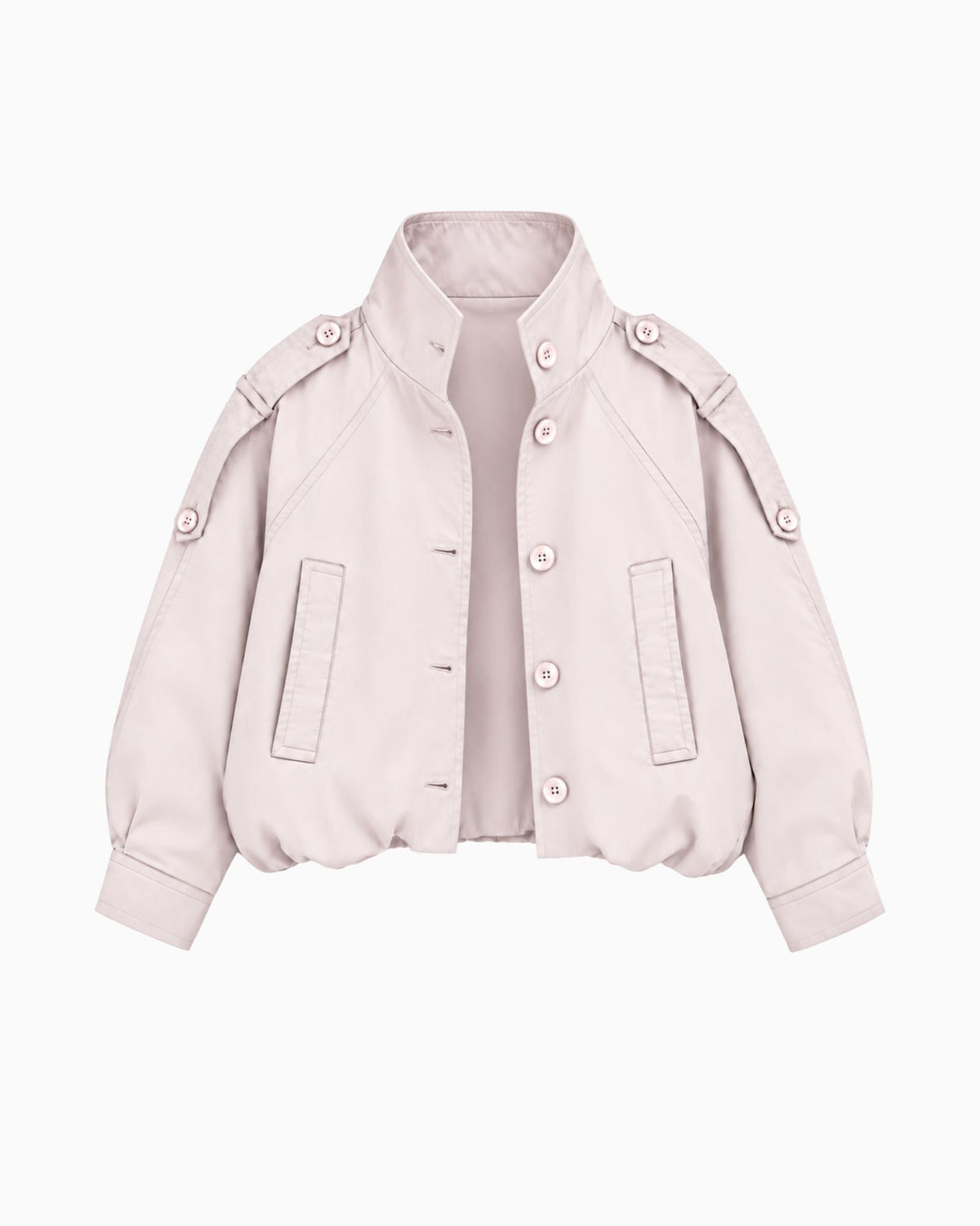 Cropped Balloon Trench Coat (Kids & Adults)