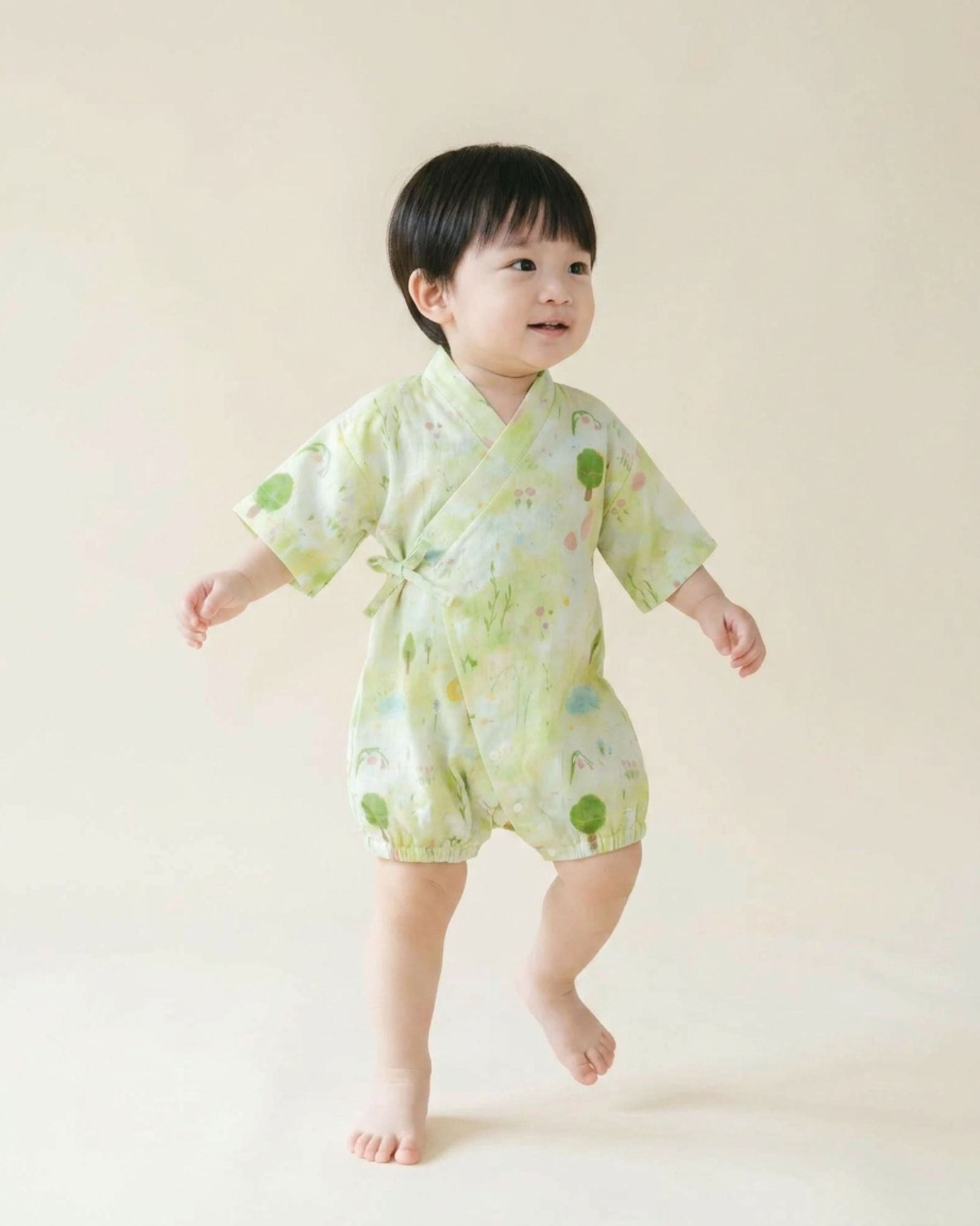 Pre-order: Garden of Gentle Dreams Baby Kimono