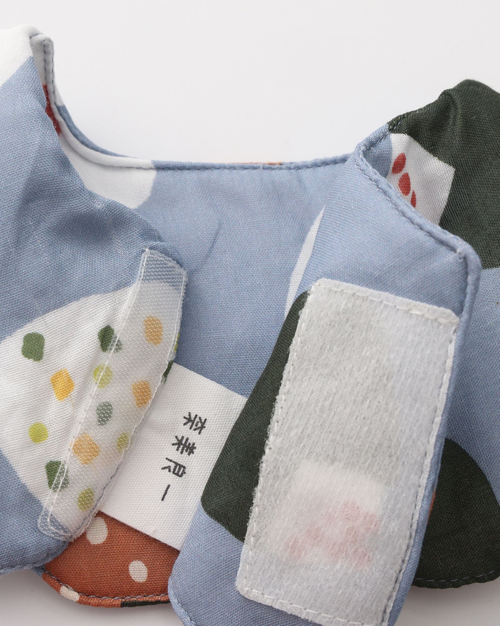Oishii Sushi Baby Bib - Dusty Blue