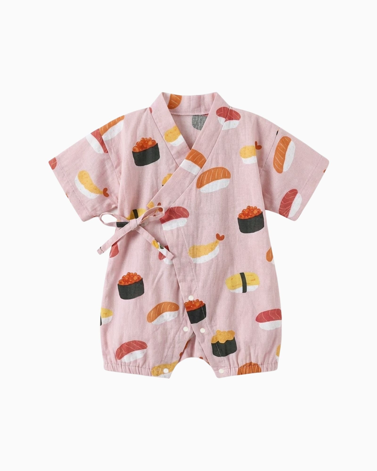 Pre-order: Oishii Sushi Baby Kimono - Azuki