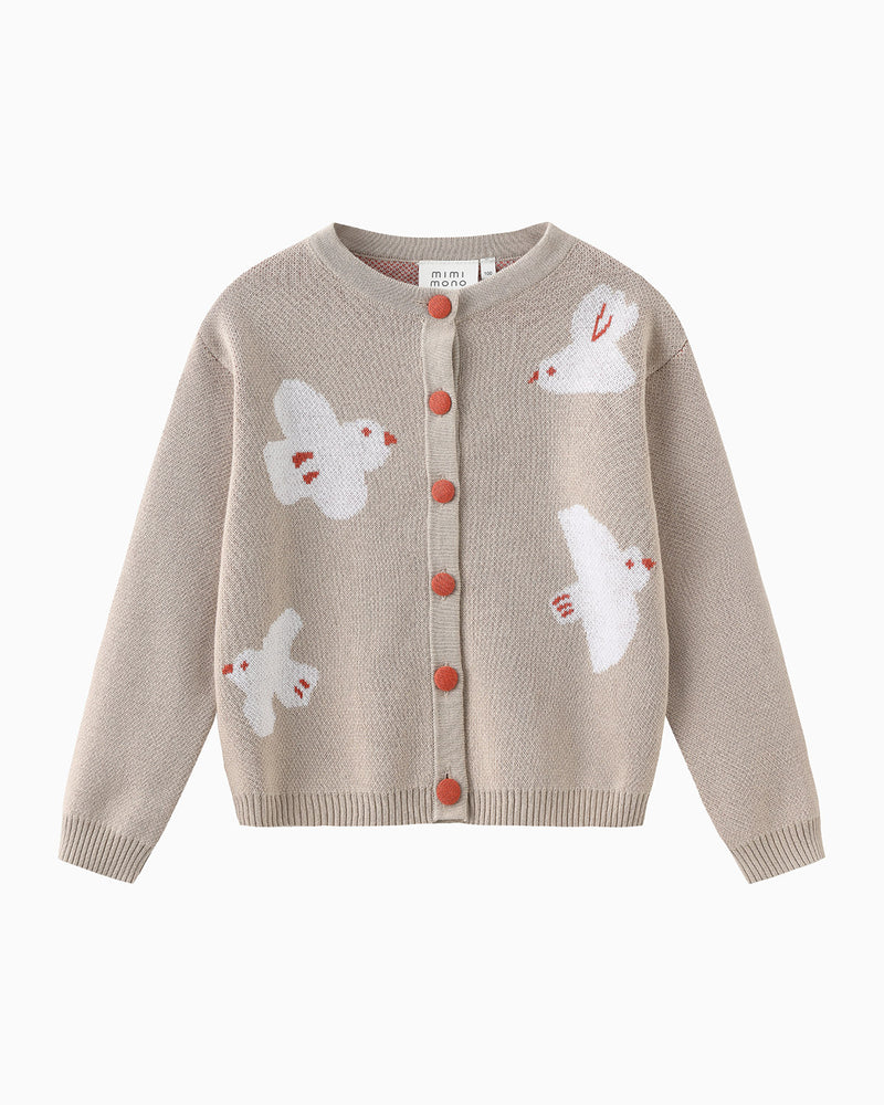 Kid's Knitted Cardigan ｜100% cotton| Family Matching | mimi mono 