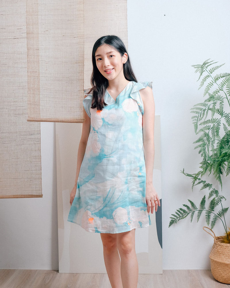 Mums Floral Flutter Dress