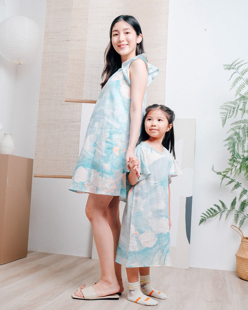 Mums Floral Flutter Dress