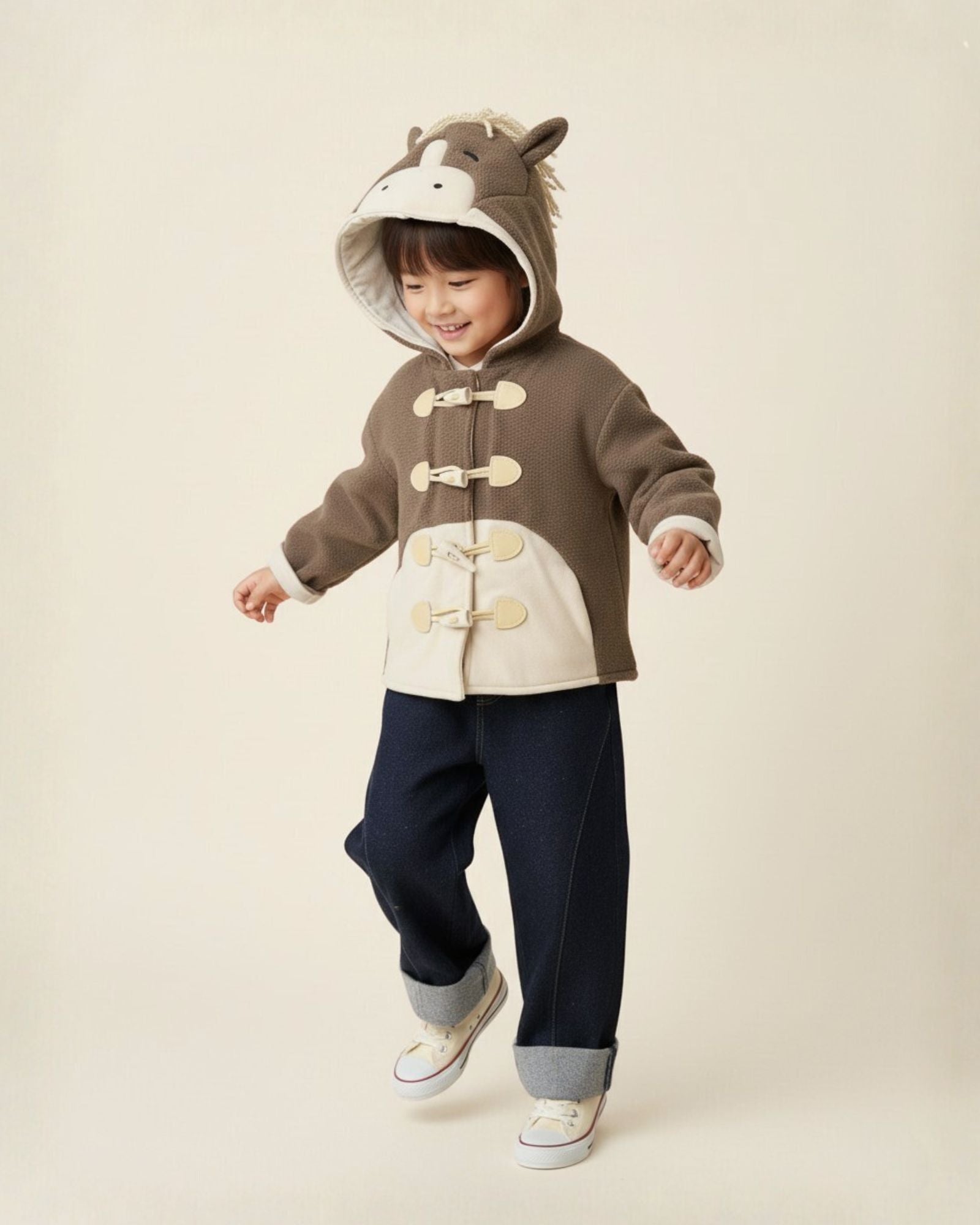 預購：小馬絨毛連帽外套