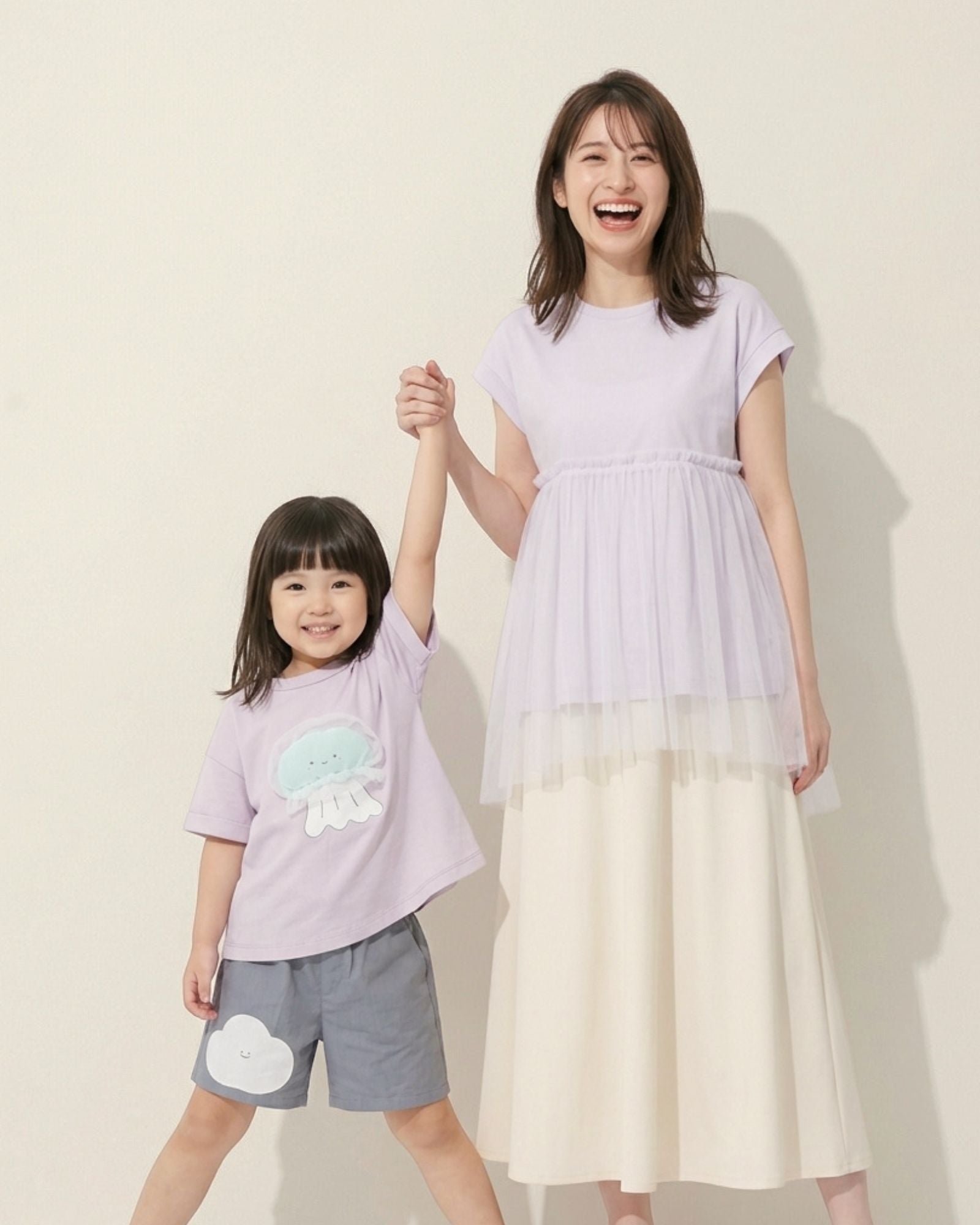 預購：立體水母裙擺兒童上衣