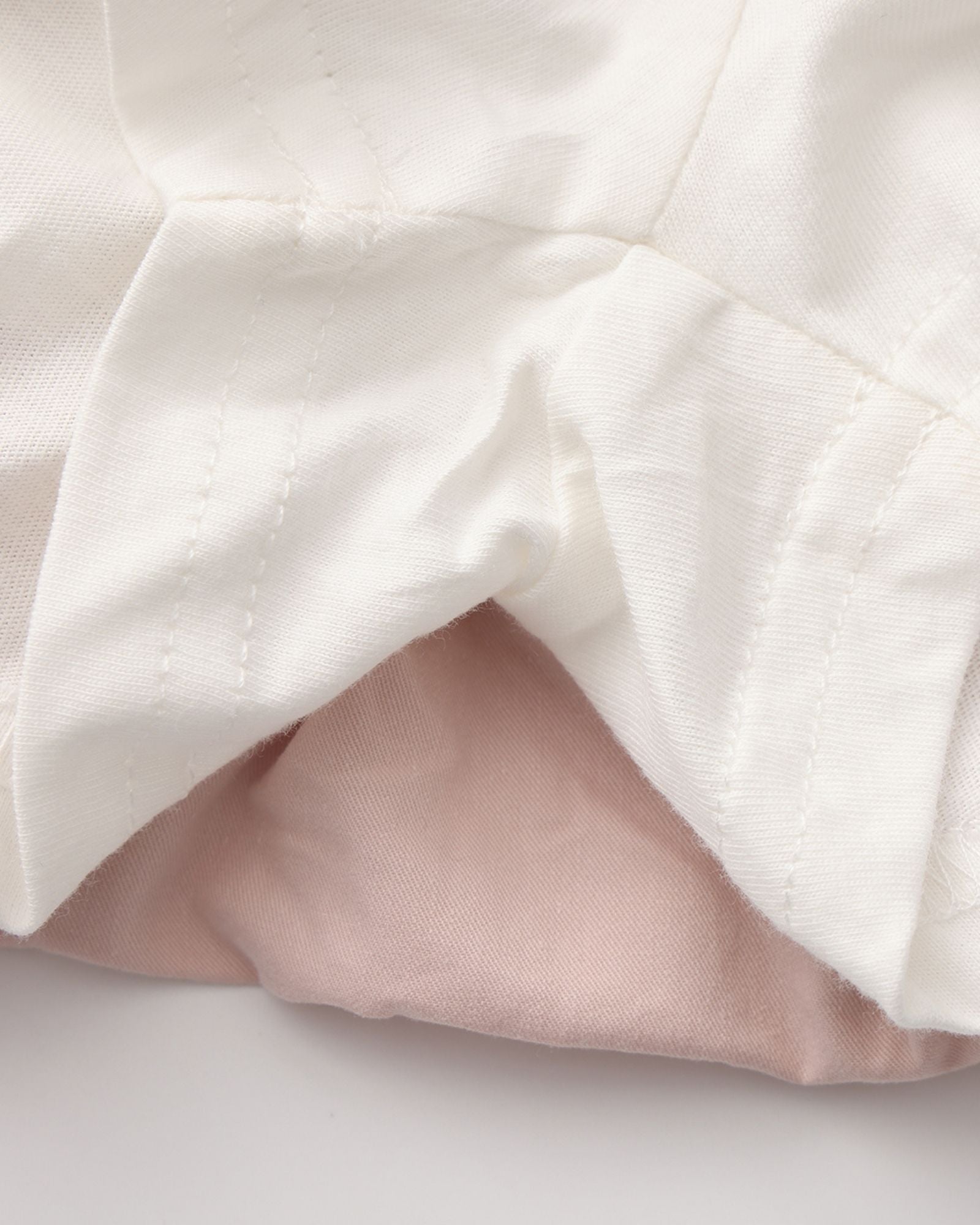 櫻花粉气球裙褲