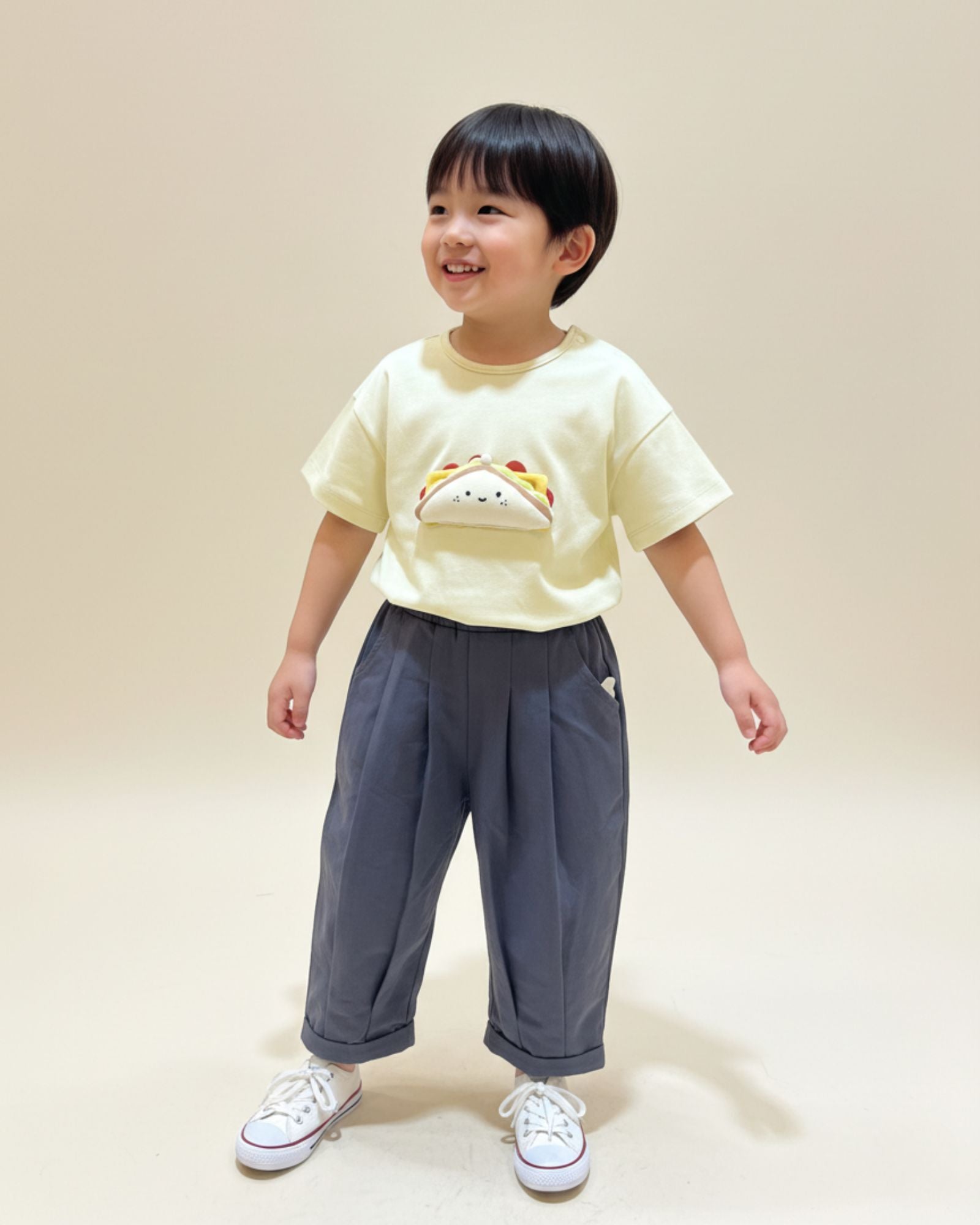 サンドイッチスタック キッズTシャツ