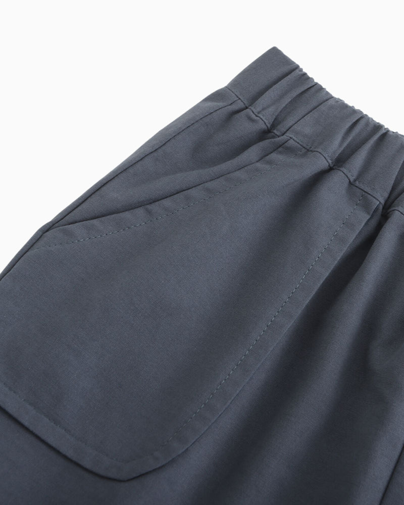 Stitching Pocket Shorts (Navy)
