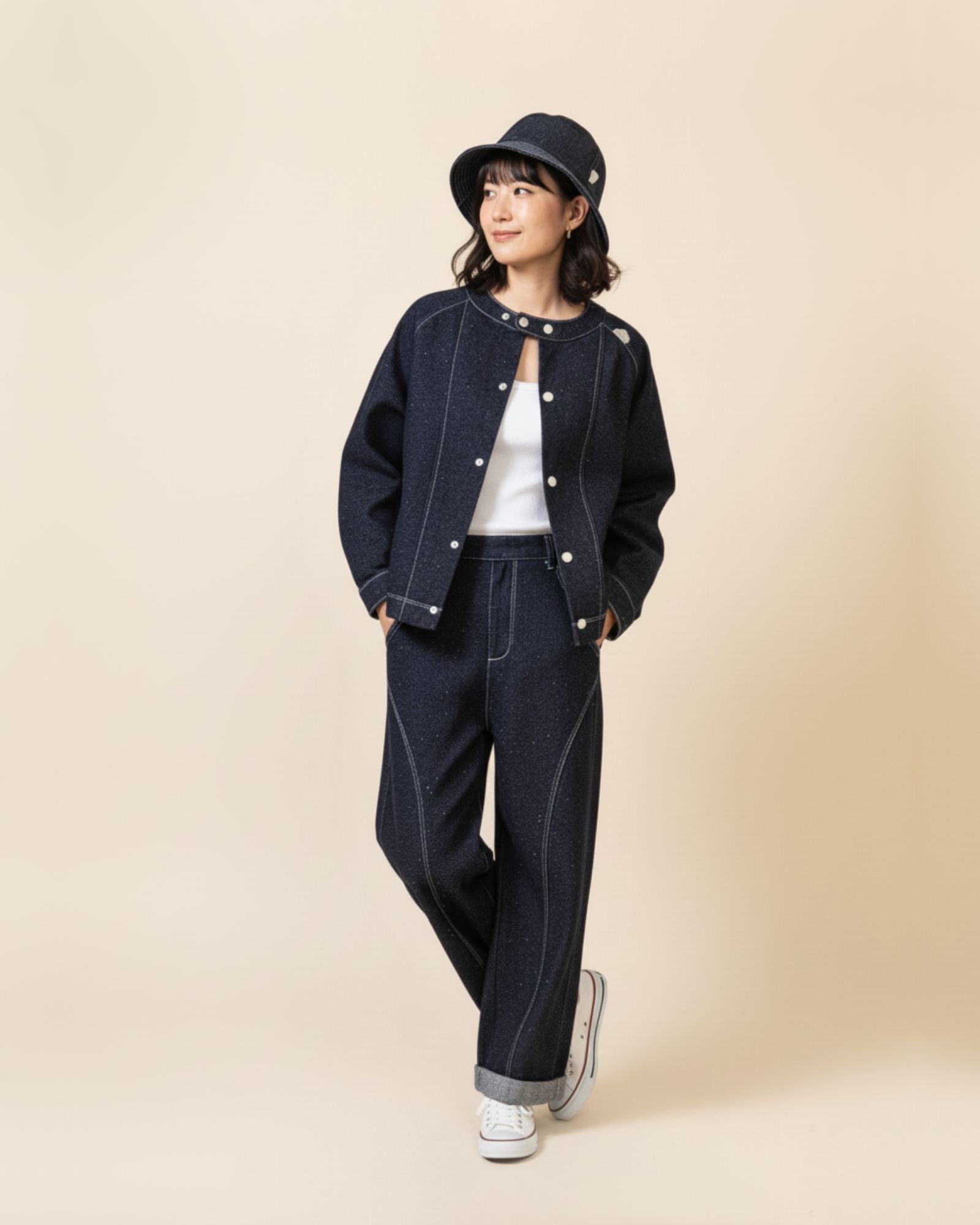 預購：幻彩牛仔長褲（親子款）