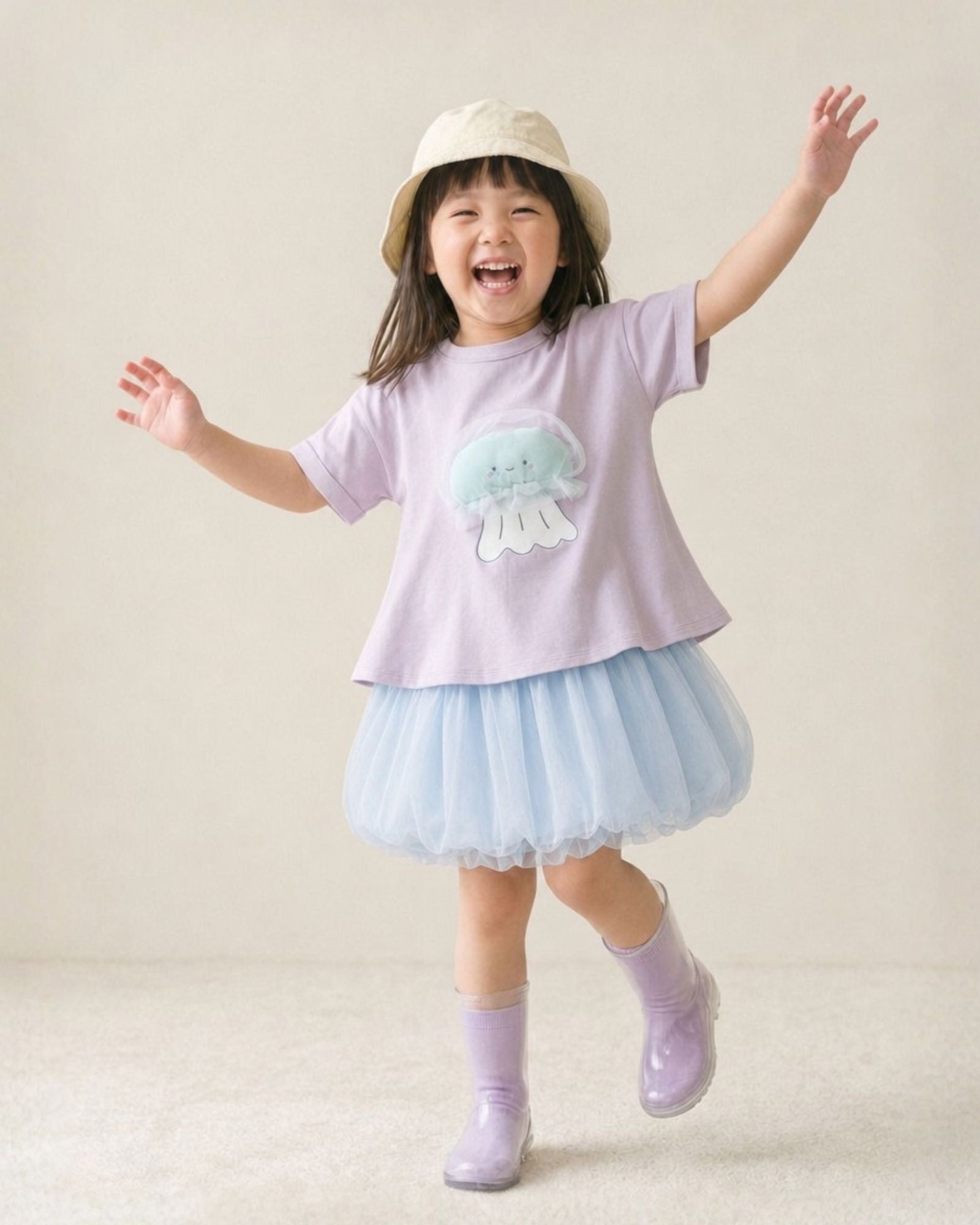 Pre-order: Tulle Bubble Skirt - Ocean