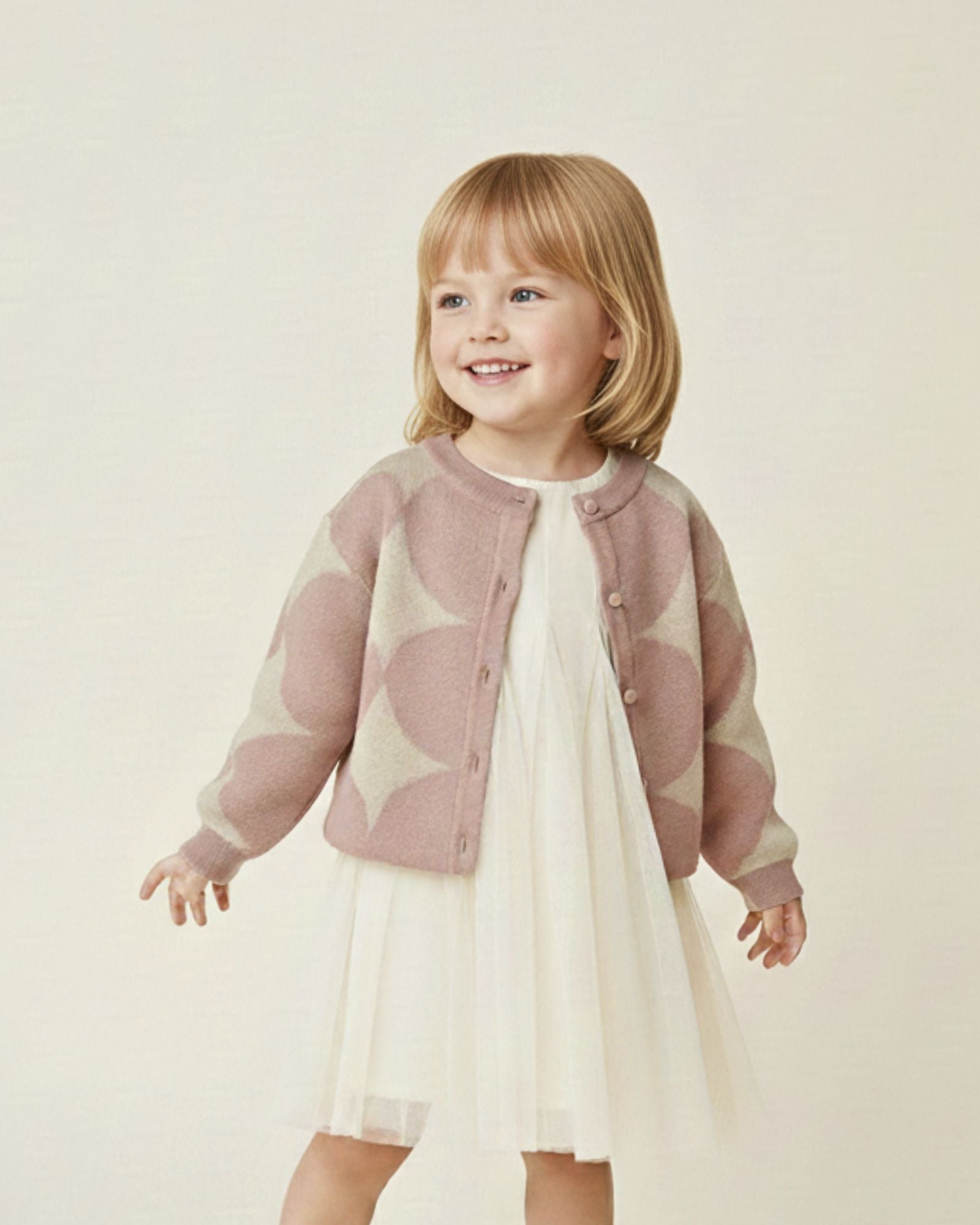 Pre-order: Twinkle Stars Knitted Cardigan (Kids & Adults)