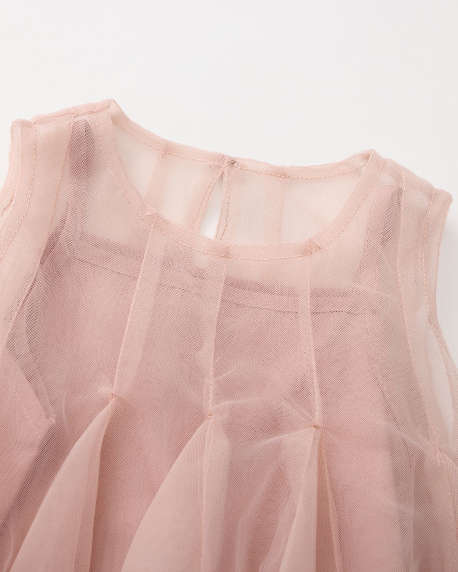 Whimsy 2-in-1 Tulle Girls Dress - Rose