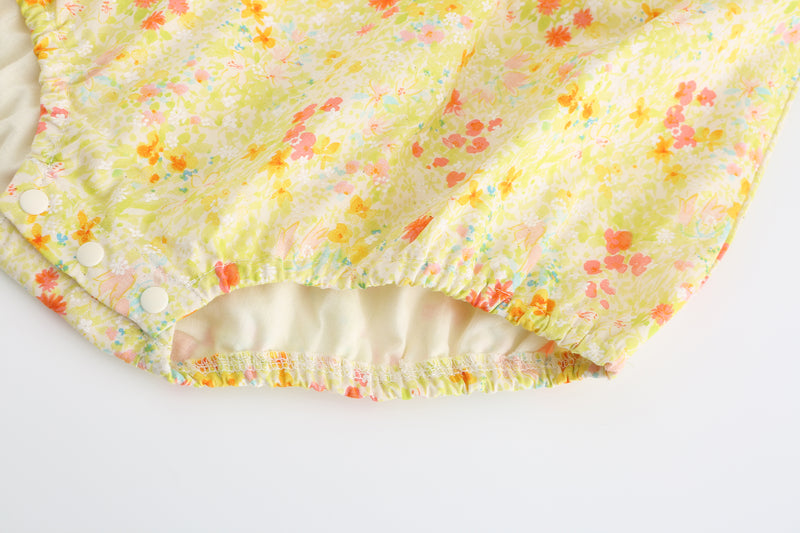 Baby Puffy onesie, Wonderful Garden, Herb Prints