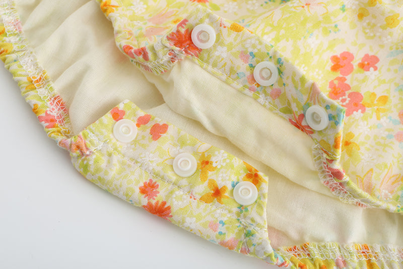 Baby Puffy onesie, Wonderful Garden, Herb Prints