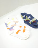 Balloon Knitted Socks (White)