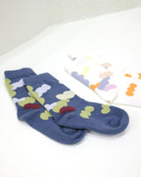 Balloon Knitted Socks (Indigo)