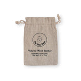Bear Wood Teether + Brown Clip