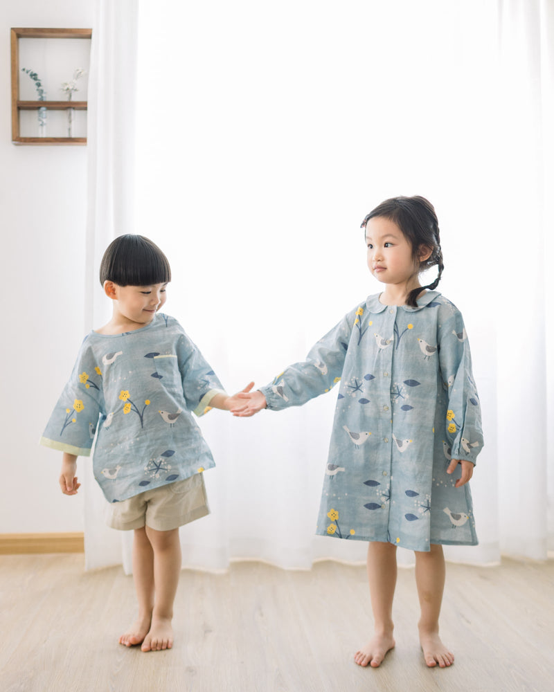 Spring Blossom Gathered Dress