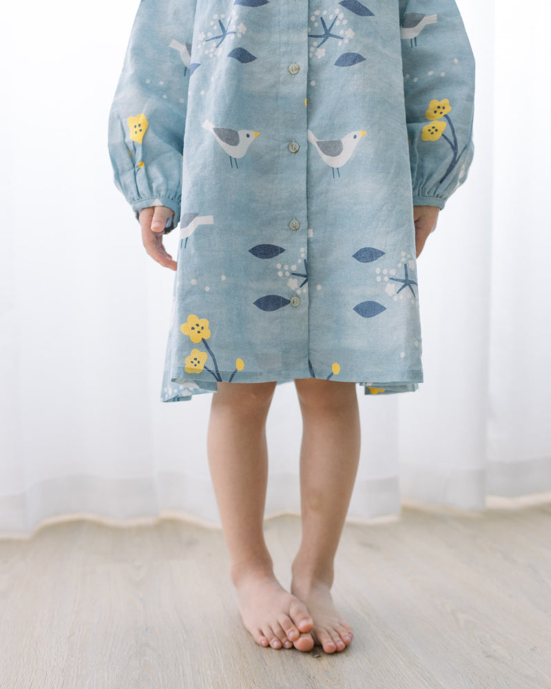 Spring Blossom Gathered Dress