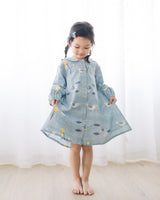 Spring Blossom Gathered Dress