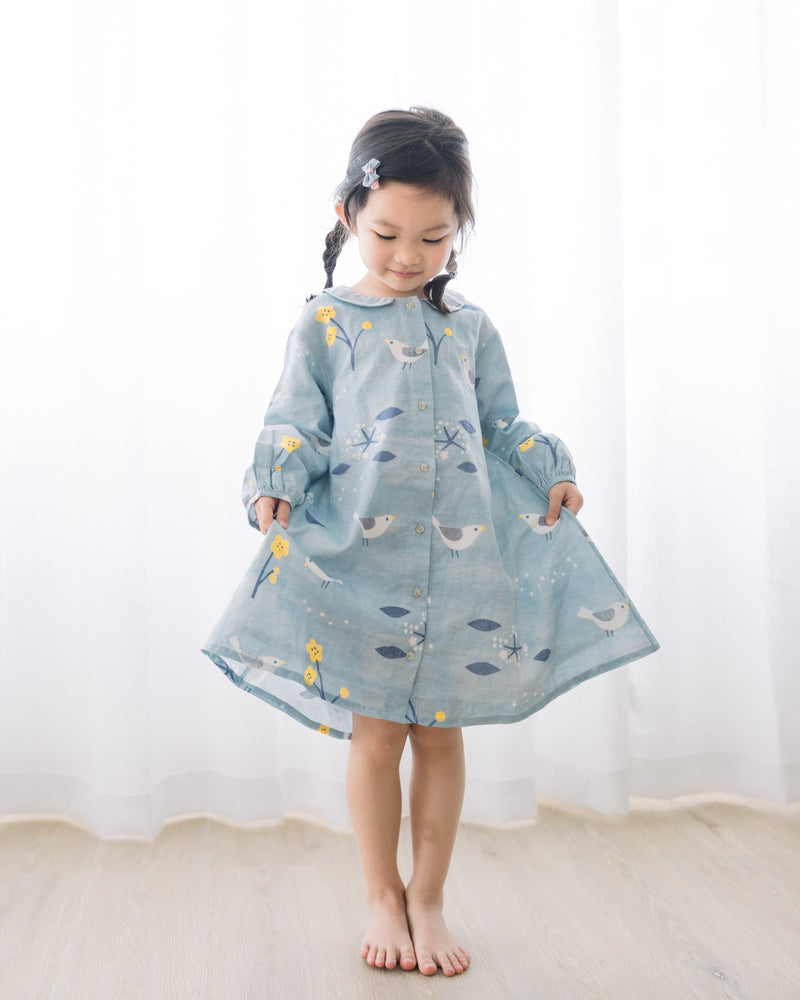 Spring Blossom Gathered Dress