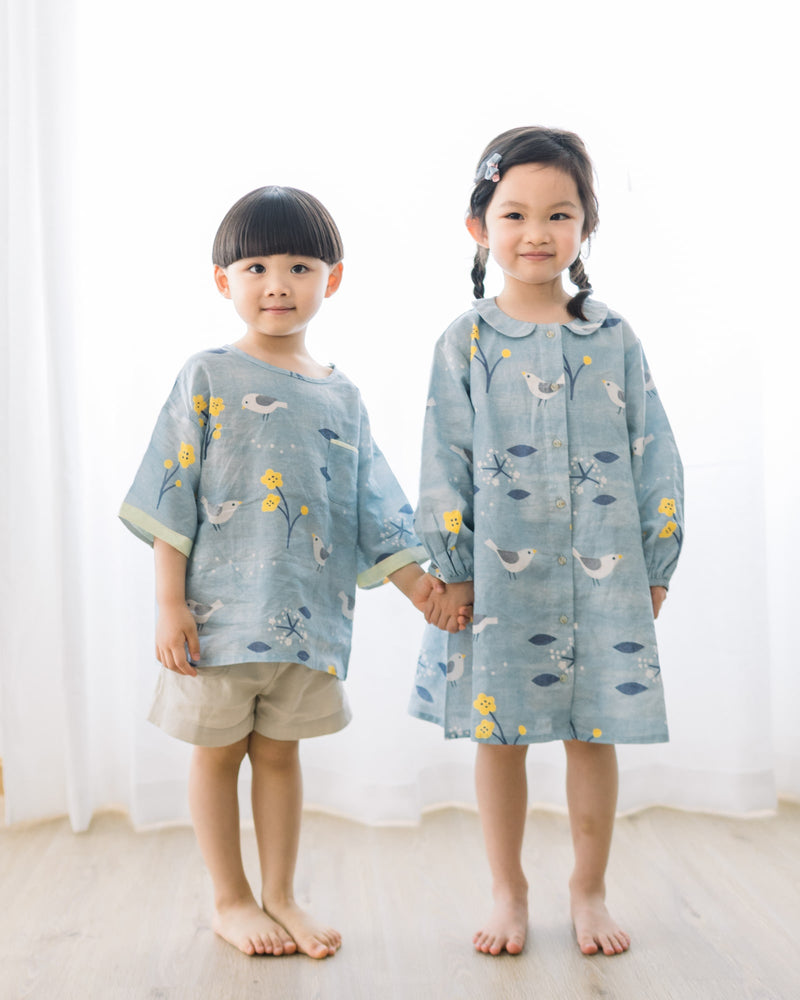 Spring Blossom Gathered Dress