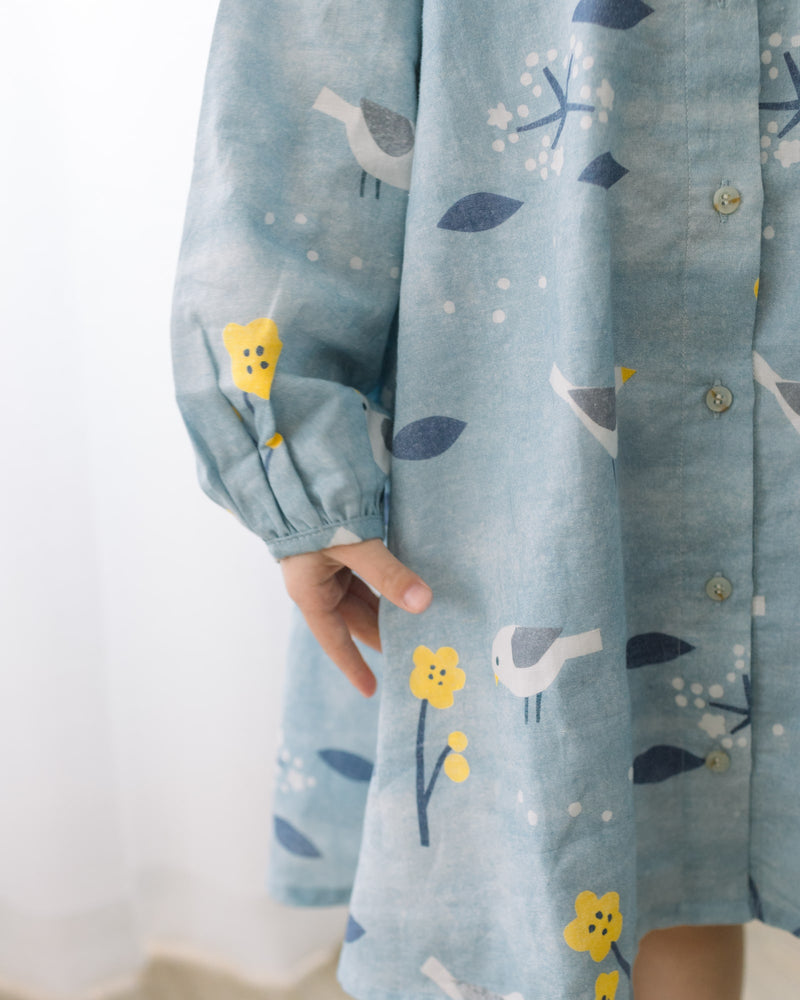 Spring Blossom Gathered Dress