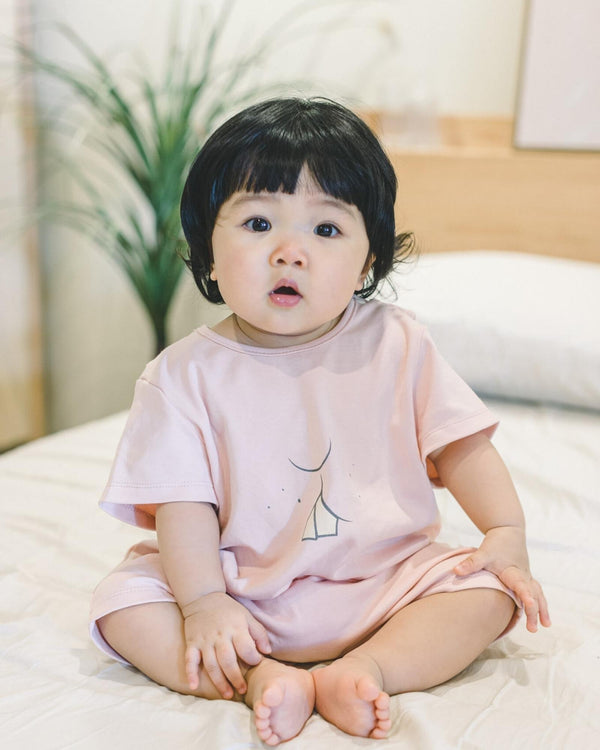 少女兔子嬰兒連身衣