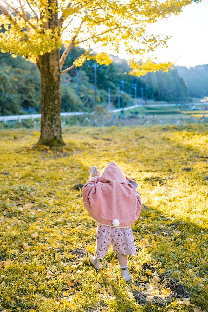 Bunny Cape, Bunny Tails and Ears, Pink Cape