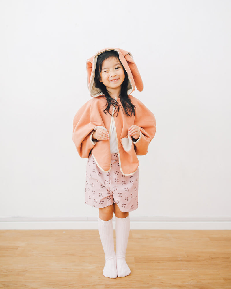 Bunny Cape, Bunny Tails and Ears, Pink Cape
