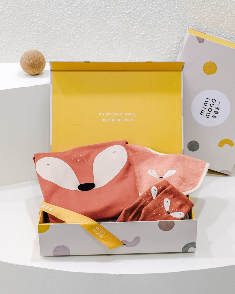 Cheeky Fox Baby Gift Set