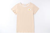Family matching, with little sunny side up egg tee, orange, cotton,sophisticated 3-D egg